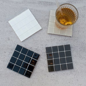 Glass Tile Coaster | Handmade Drink Coaster | Square Coaster | Housewarming Gift | Gift for Her | Gift for Him | Valentine Gifts