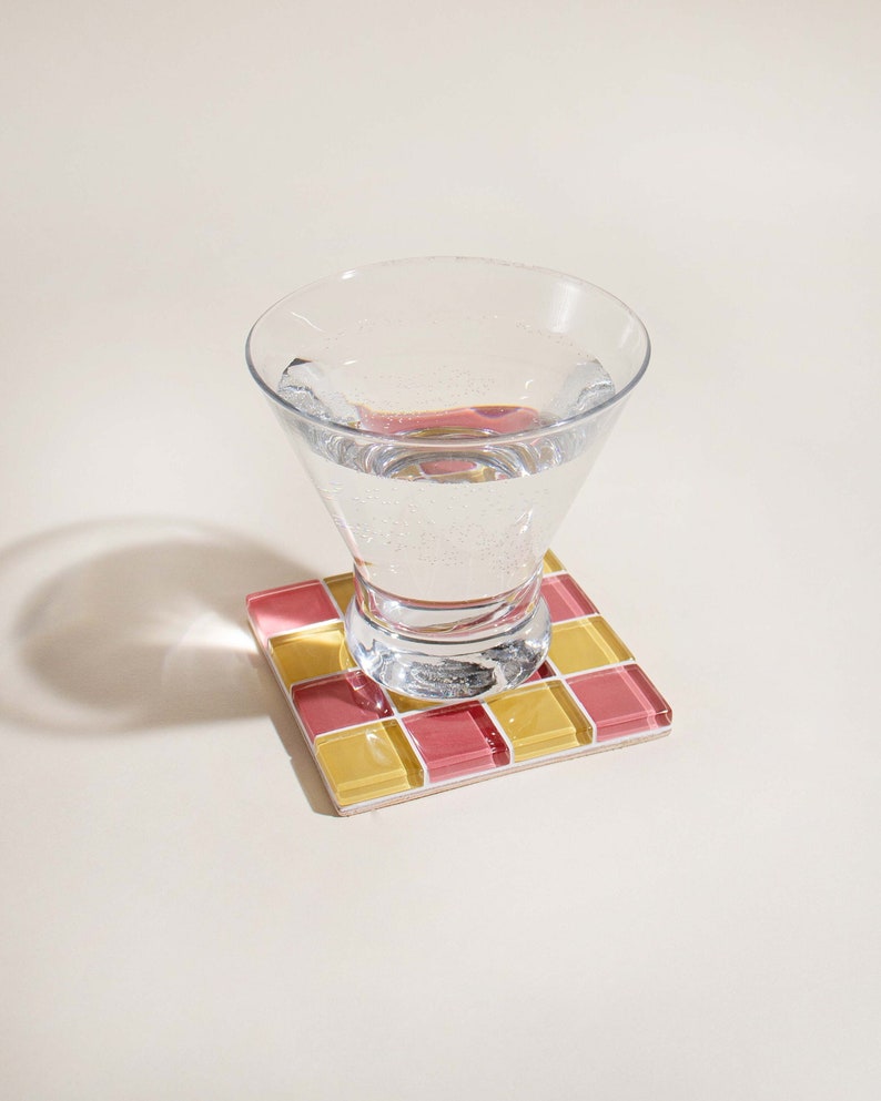 Subtle Art Studios Glass Tile Coaster - Thumbnail 4