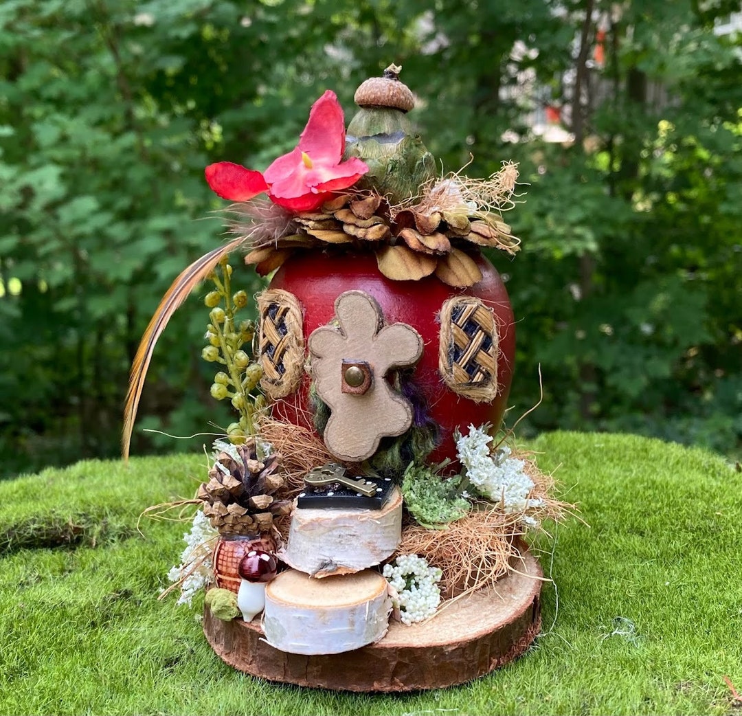 Handmade Fairy House Miniature Fairy House Fairy House Etsy