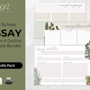 Law School IRAC Essay Planner BUNDLE | Set of 3 | Template | Law School | Essay Prep | Legal Analysis