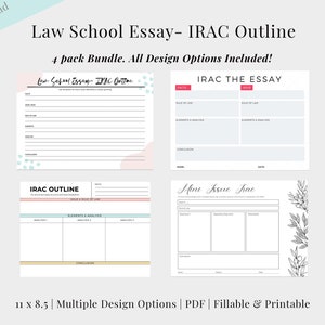 IRAC-essayplanner | Studiesjabloon rechtenstudie (invulbare pdf-download)