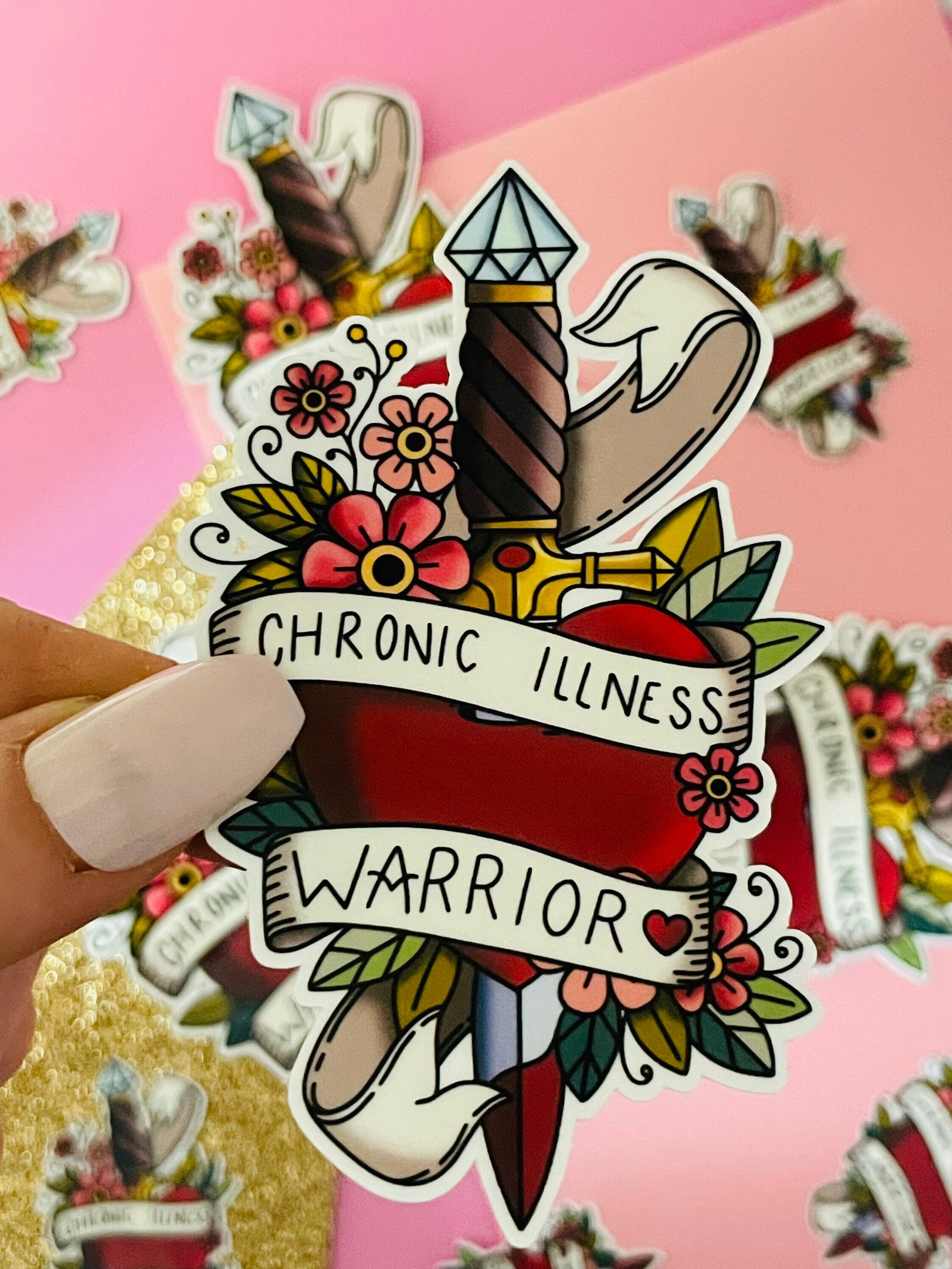 Chronic Illness Sticker Spoonie Sticker Tattoo Art Sticker - Etsy