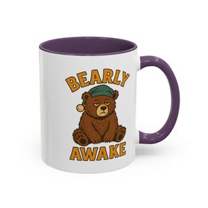 Bearly Awake Kaffeebecher: Lustiges Tier Geschenk für Kaffeeliebhaber