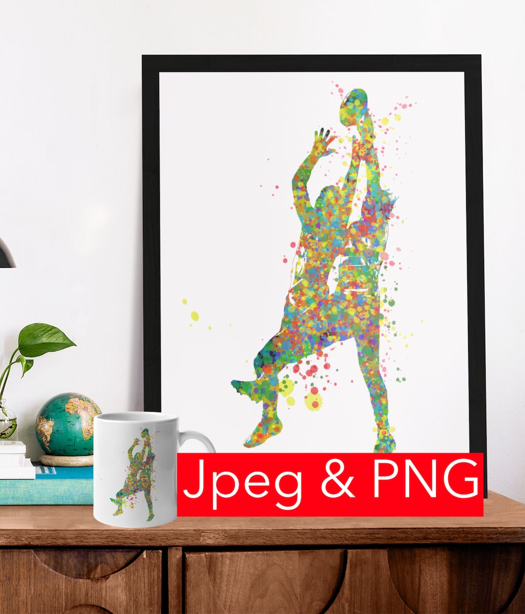 AFL Players Print , Printable Art Posters, Sport Art, Teen Room