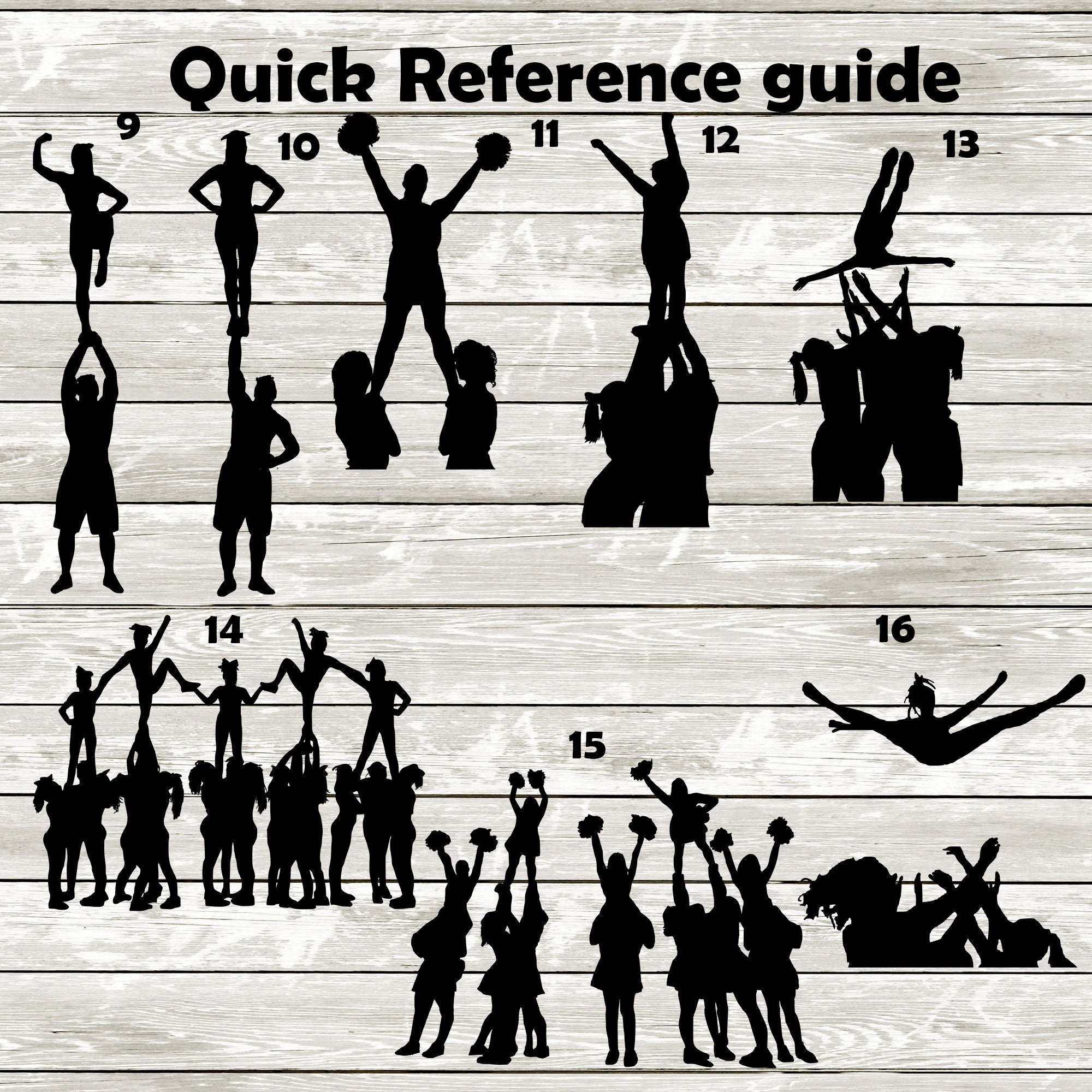 Cheer Pyramide Silhuett 144 Cheerleading Silhouette Stock Photos,