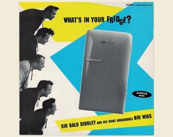 Sir Bald Diddley and his right honourable Big Wigs - what's In Your Fridge 33rpm Vinyl LP Record