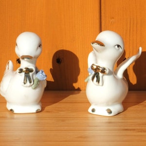 Two Cute, Kitsch Mid Century Ceramic Ducklings image 2