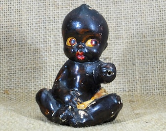 Small Kewpie Style Bisque Figurine