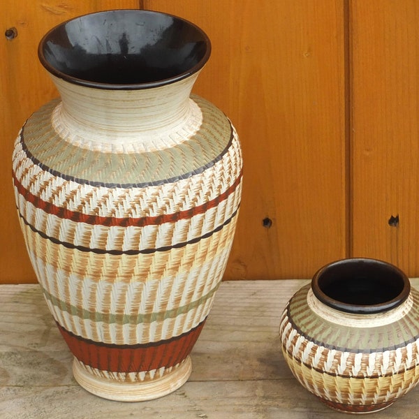 Two Dumler and Breiden Terra Series 1960's Vases