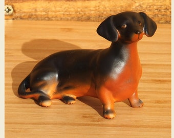 Adorable Beswick Dachshund Dog Matt Figurine