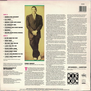 Tommy Ridgley The New Orleans King Of Stroll 33rpm Vinyl LP Album image 2