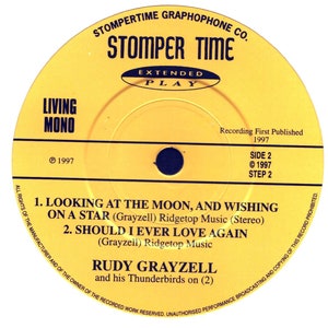 Rudy Tutti Grayzell Sings Duck Tail And Other Hits E.P. image 4