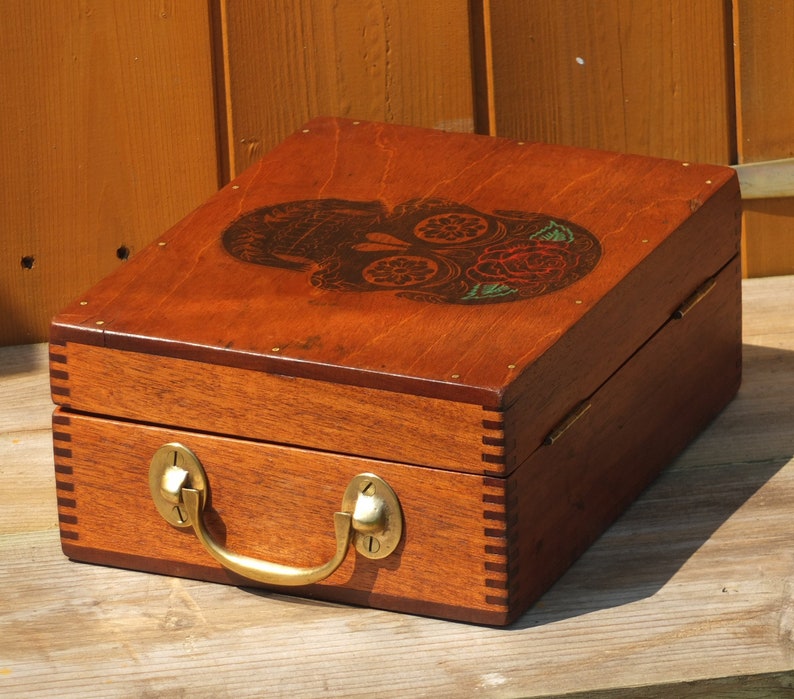 Fabulous, Quirky Sugar Skull Jewellery Box image 4