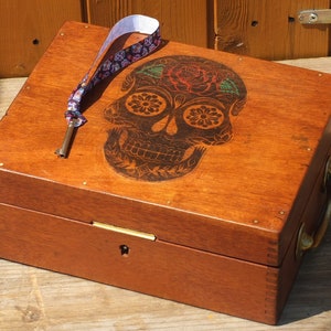 Fabulous, Quirky Sugar Skull Jewellery Box image 1