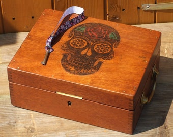 Fabulous, Quirky Sugar Skull Jewellery Box