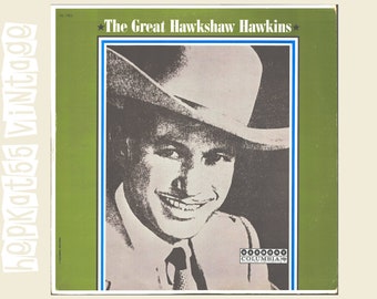 The Great Hawkshaw Hawkins 33rpm Vinyl LP