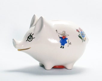 Vintage Retro 1960's Ceramic Piggy Bank/Money Box