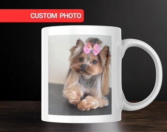 Personalised Custom Photo Mug, Perfect Pet Owner Gift, Unique Gift for Him, Gift for her, Xmas Present, Christmas gift, birthday gifts