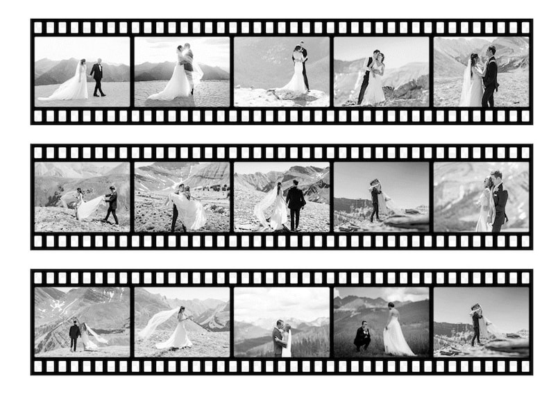 Camera Film Reel Edible Icing Cake Wrap Topper Personalised With Your ...