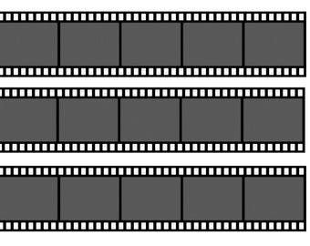 3 oder 4 blanko Streifen Kamera Filmrolle Essbare Icing Kuchen Wrap Topper Band Border Geburtstag maßgeschneiderte Jubiläum Feier Geschenk für Foto