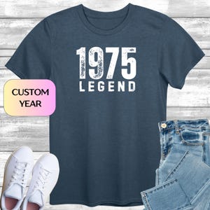 50th Birthday T-shirt Gifts for Men, 50th Birthday Tshirt Idea, Legend Top, Birthday Gift for Dad, Old Man Present, Shirt Gift for Dad