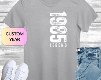 40th Birthday T-shirt Gifts for Men, 40th Birthday Tshirt Idea, Legend Top, Birthday Gift for Dad, Old Man Present