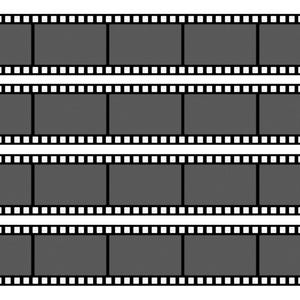 3 lub 4 puste paski, rolka filmu fotograficznego, jadalny lukier, topper do tortu, wstążka, obramowanie, urodziny, spersonalizowany prezent na rocznicę, zdjęcie