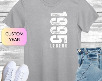 30th Birthday T-shirt Gifts for Men, 30th Birthday Tshirt Idea, Legend Top, Birthday Gift for Dad, Old Man Present