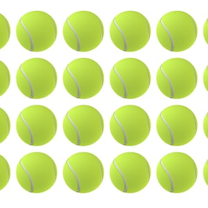 24 o 12 decorazioni pretagliate per cupcake commestibili in carta wafer, palline da tennis, stampate su carta wafer premium, pop, regalo per feste sportive di buon compleanno per i fan