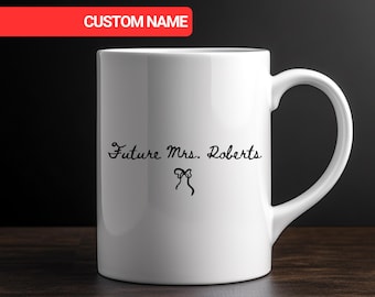 Zukünftige Frau Becher, benutzerdefinierte verlobte Becher, Braut, Geschenk, kundenspezifische Hochzeitskaffeetasse, Brautpartygeschenk, Verlobungsgeschenk Becher, Brautbecher