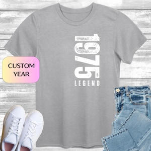 50th Birthday T-shirt Gifts for Men, 50th Birthday Tshirt Idea, Legend Top, Birthday Gift for Dad, Old Man Present