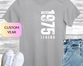 50. Geburtstag T-Shirt Geschenke für Männer, 50. Geburtstag T-Shirt Idee, Legend Top, Geburtstagsgeschenk für Papa, alter Mann Geschenk