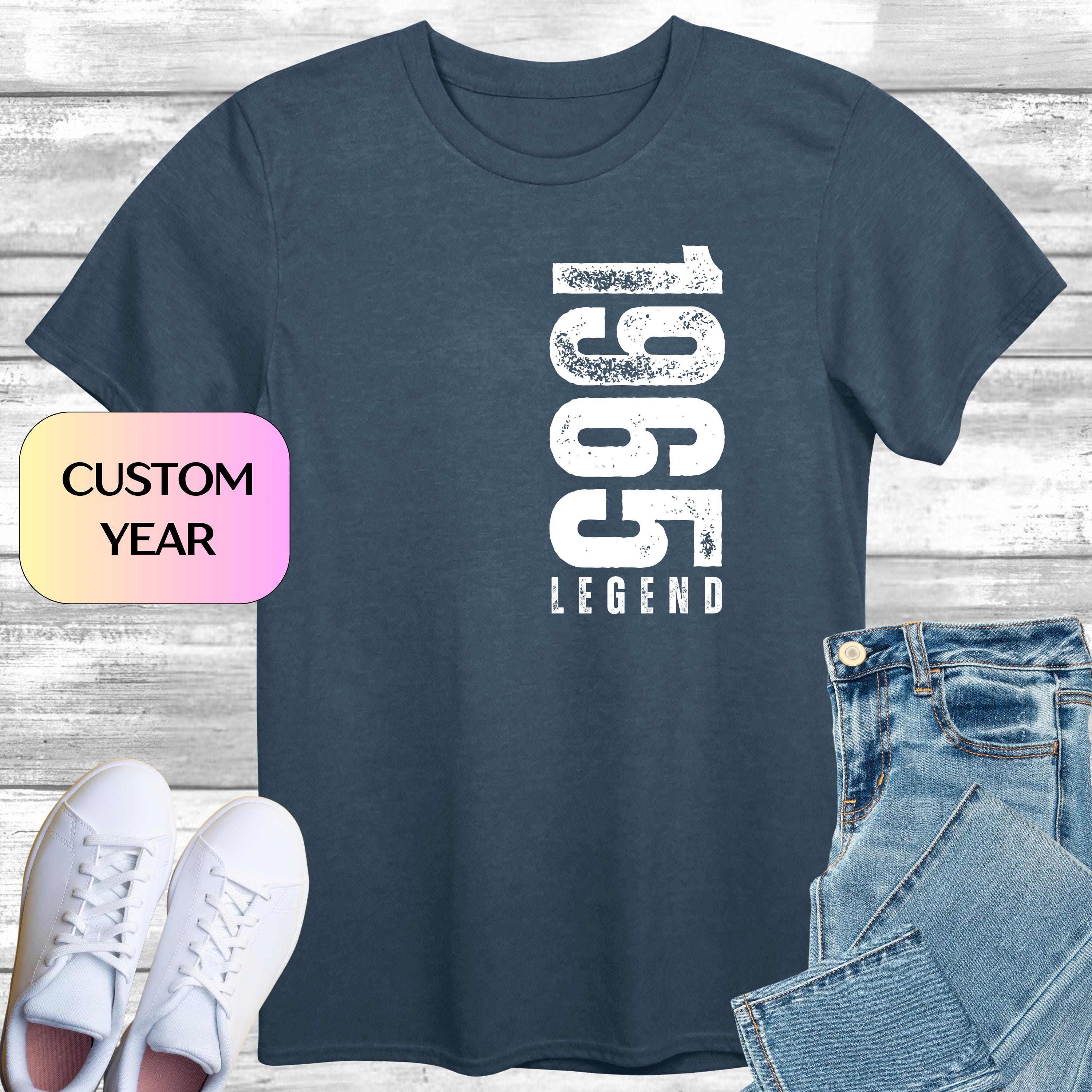 60th Birthday T-shirt Gifts for Men, 60th Birthday Tshirt Idea, Legend Top, Birthday Gift for Dad, Old Man Present, Retro Style Colours