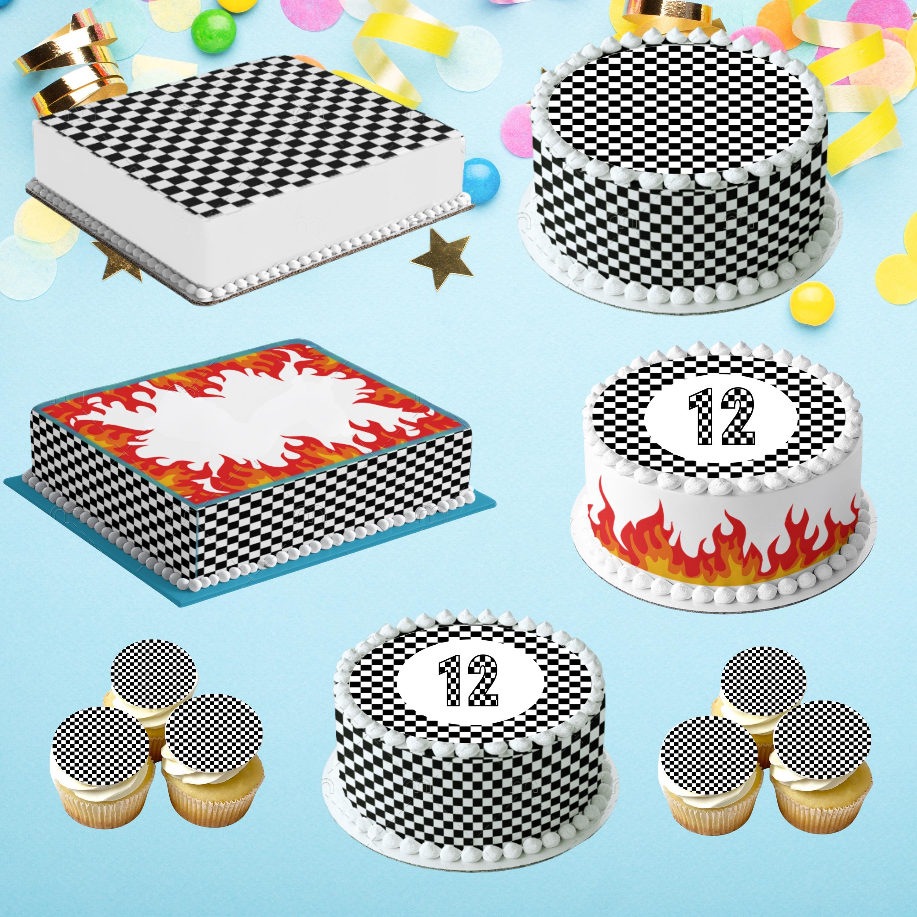 Topper Per Torte Loghi Auto Di Lusso - 5 Pz