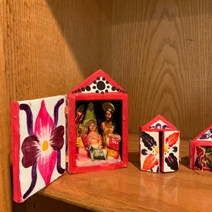 Ensemble de 3 retables de la Nativité