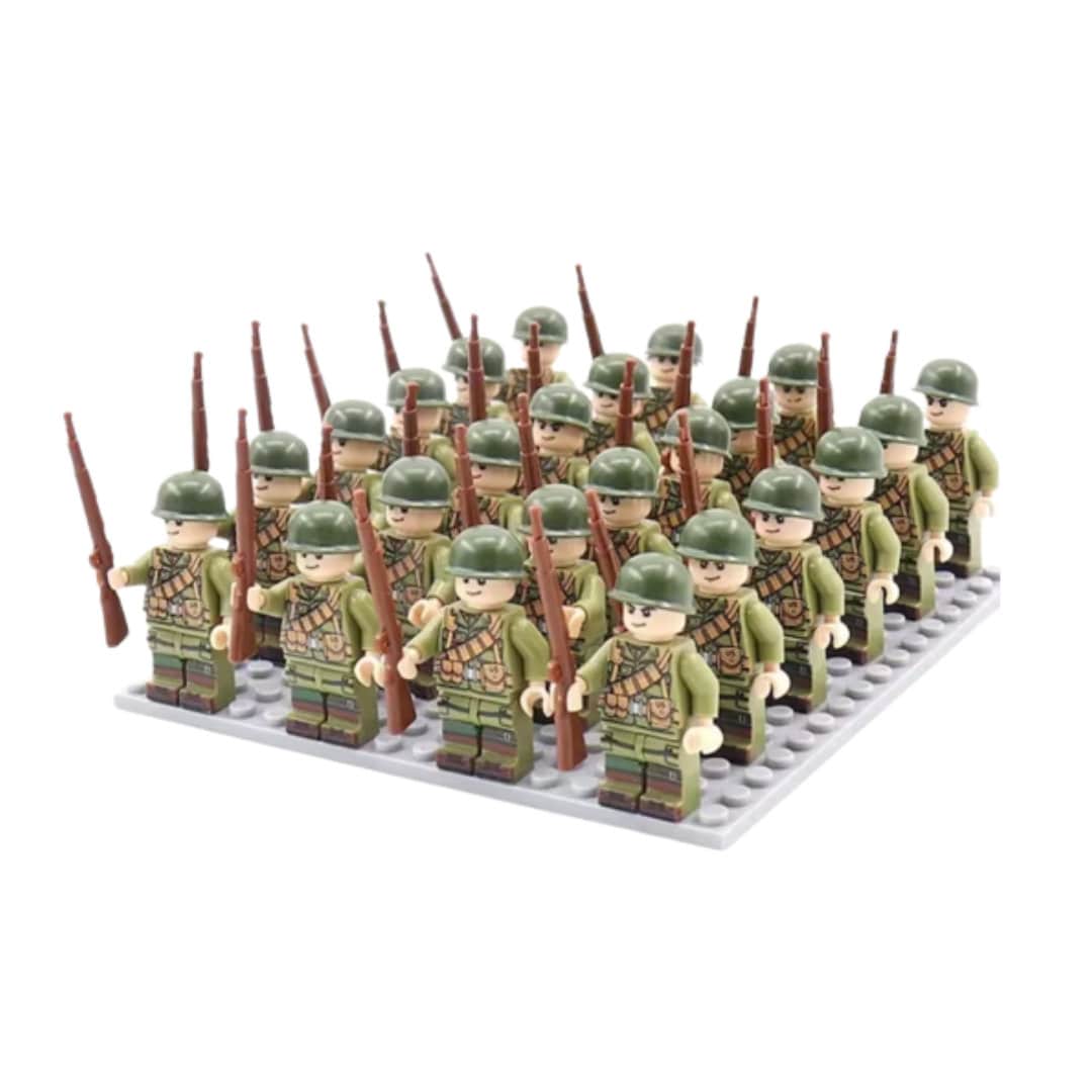 World War 2 WW2 Army Military Soldiers City Police SWAT Desert Base Model  ​Building Blocks Bricks Kids Toys - AliExpress
