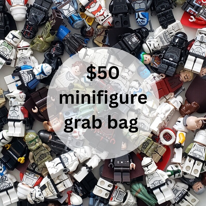 Lego Star Wars Rare Minifigure Lot Blind Grab Bag please Read