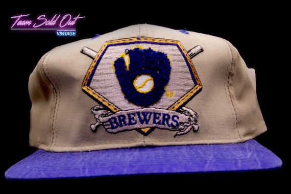 Vintage Starter Paisley Milwaukee Brewers Snapbac… - image 1