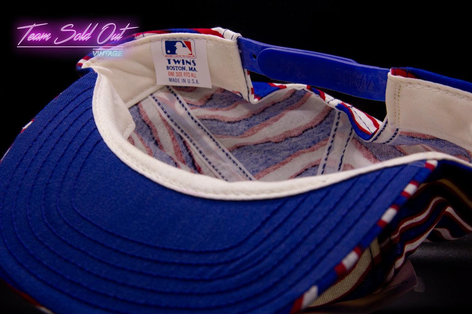 Vintage Twins Zubaz Los Angeles Dodgers Made in USA Snapback Hat