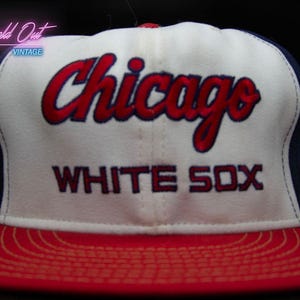 Vintage Annco Chicago White Sox Snapback Hat MLB