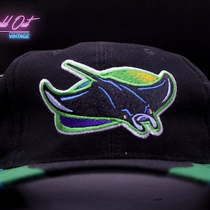 Vintage Twins Tampa Bay Rays Snapback Hat MLB