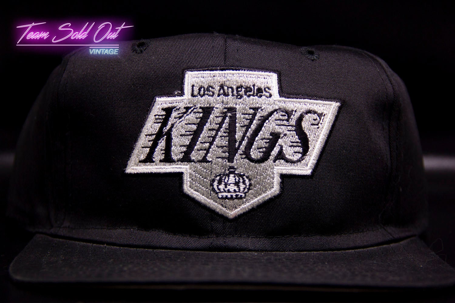 Vintage Youngan Los Angeles Kings Plain Logo Snapback Hat NHL