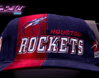 Vintage Sports Specialties 1997 NBA Draft Houston Rockets Front Line Snapback Hat