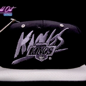 Vintage 1998 Twins Los Angeles Kings Plain Logo Snapback Hat 