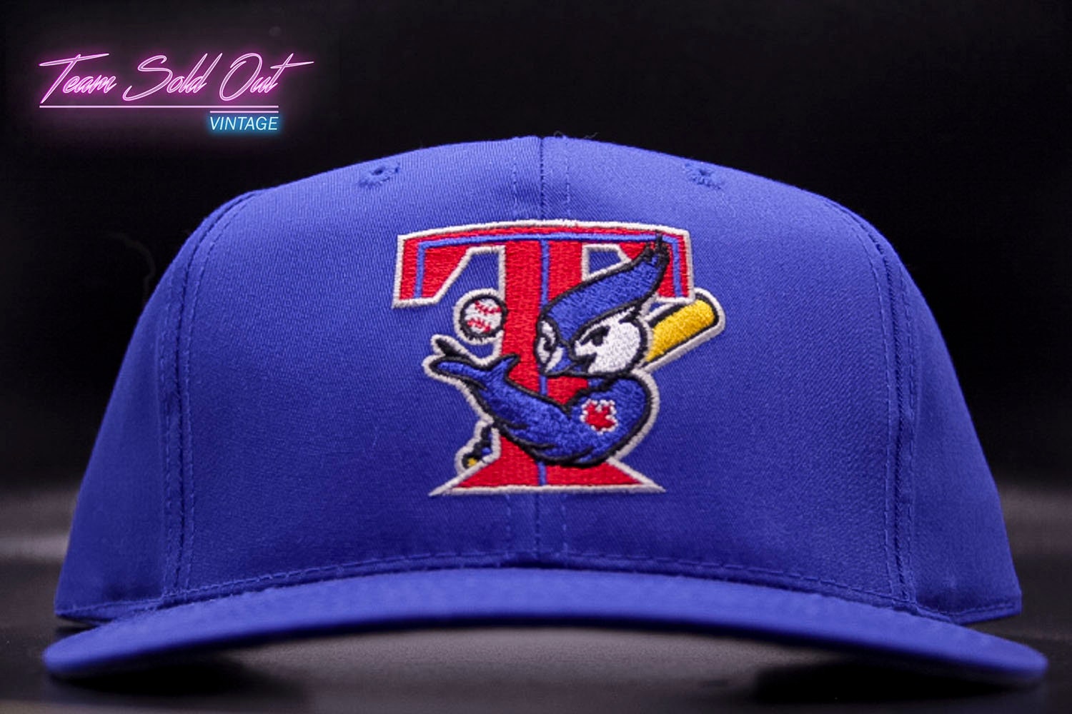 Vintage Outdoor Cap Toronto Blue Jays Plain Logo Snapback Hat 