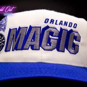 Vintage Sports Specialties Orlando Magic Shadow Snapback Hat NBA