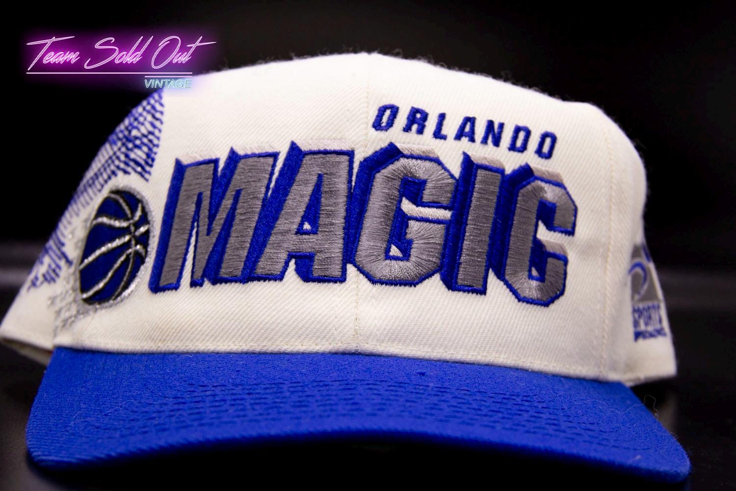 Vintage Sports Specialties Orlando Magic Shadow Snapback Hat NBA 