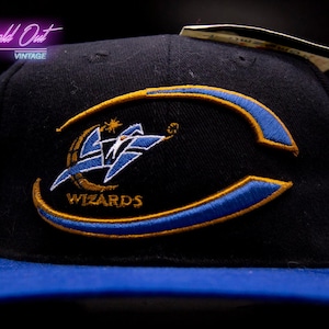 Vintage Box Seat Washington Wizards Snapback Hat NBA