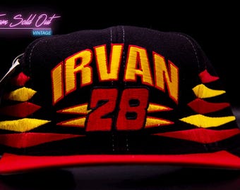 Vintage Logo Athletic Diamond Ernie Irvan #28 Havoline NASCAR Snapback Hat