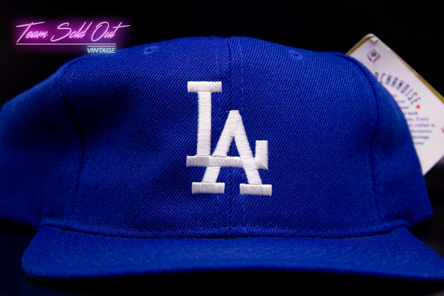 Vintage G CAP Los Angeles Dodgers Plain Logo Snapback Hat MLB 